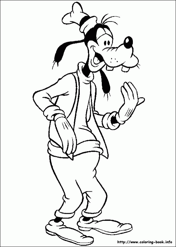 Goofy kolorowanki